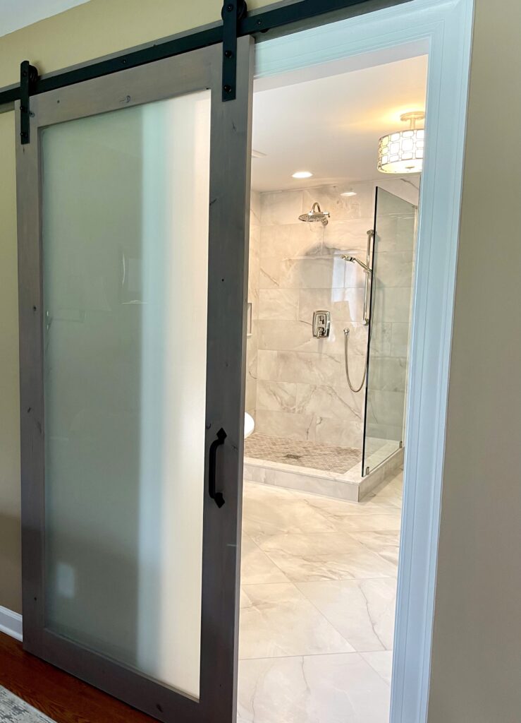 Modern bathroom renovation